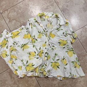 Cutest lemon pajama set